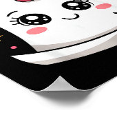 Halloween Paper Scissors Rock Matching Cute Paper  ポスター (角)