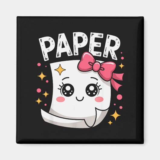Halloween Paper Scissors Rock Matching Cute Paper  マグネット (正面)