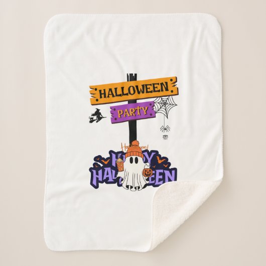 Halloween Party シェルパブランケット (正面)