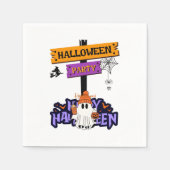 Halloween Party スタンダードカクテルナプキン (正面)