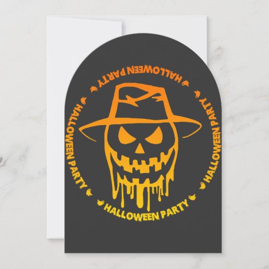 Halloween party 招待状 (正面)