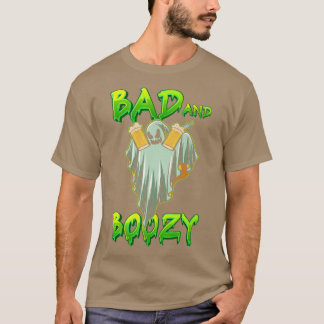 Halloween Party Bad And Boozy Spooky Season Funny Tシャツ