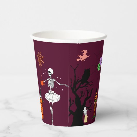 HALLOWEEN Party Cup – Haunted House & Pumpkin 紙コップ (右)