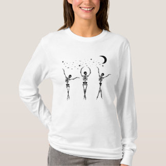 Halloween Party Dancing Skeleton Shirt Skeletons  Tシャツ