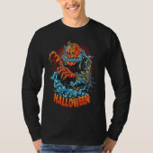 Halloween  Party Happy Pumpkin Graphic Plus Size Tシャツ (正面)