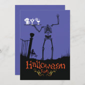 Halloween Party invitación Drinks 招待状 (正面/裏面)