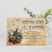 Halloween Party Invitation 招待状 (スタンド正面)