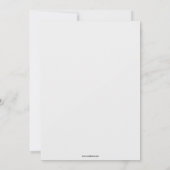 Halloween Party Invitation 招待状 (裏面)