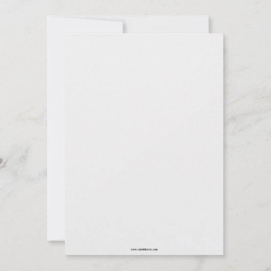 Halloween Party Invitation 招待状 (裏面)