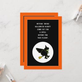 Halloween Party Invitation 招待状