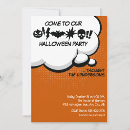Halloween Party Invitation 招待状