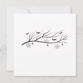 Halloween party invitation card セーブザデート (裏面)