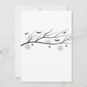 Halloween party invitation card 招待状 (裏面)