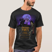 Halloween party invitation tシャツ (正面)
