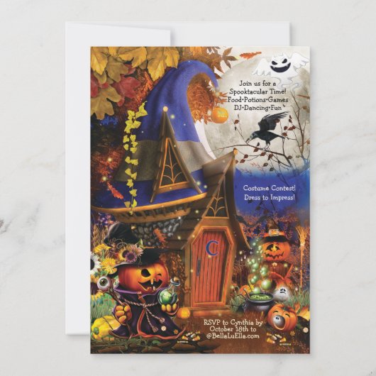 HALLOWEEN PARTY INVITATIONS 招待状 (裏面)