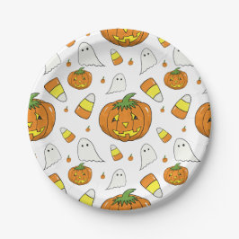 Halloween Party Paper Plates ペーパープレート