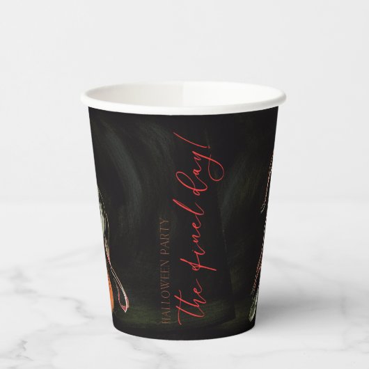 Halloween Party Pappbecher mit Pferdemotiv 紙コップ (左)
