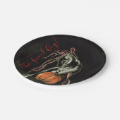 Halloween Party, Pappteller mit Geisterpferd ペーパープレート (アングル)