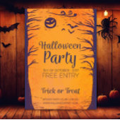 Halloween Party Trick or Treat Invitations 招待状