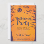 Halloween Party Trick or Treat Invitations 招待状 (正面)