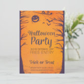 Halloween Party Trick or Treat Invitations 招待状 (スタンド正面)
