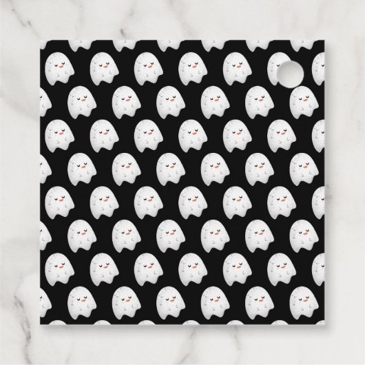 Halloween Party with Haunted House and Ghosts フェイバータグ (裏面)