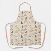 Halloween Pastel Pumpkins エプロン (正面)
