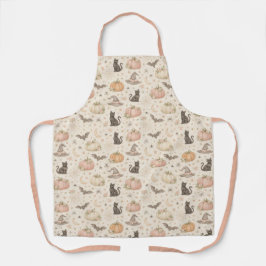 Halloween Pastel Pumpkins エプロン