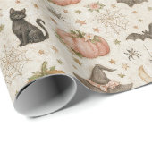 Halloween Pastel Pumpkins ラッピングペーパー (ロールコーナー)