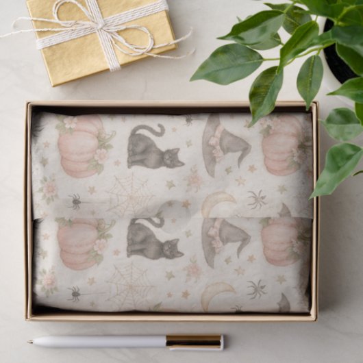 Halloween Pastel Pumpkins 薄葉紙 (ギフト)