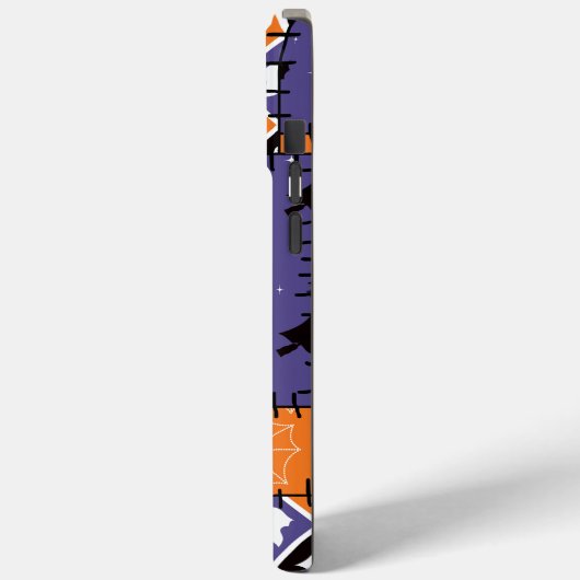 Halloween Patchwork Witches Cats Case-Mate iPhoneケース (裏面 / 左)