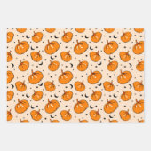 Halloween Pattern  ラッピングペーパーシート (正面)