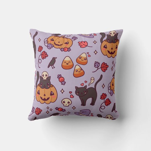 Halloween pattern decoration クッション (裏面)
