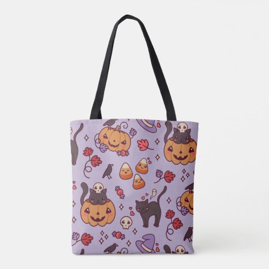 Halloween pattern decoration トートバッグ (裏面)