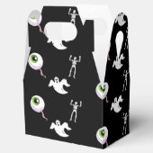 Halloween pattern on black フェイバーボックス (オープン)
