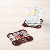 Halloween Pattern Spooky Season ペーパーコースター (インサイチュ)