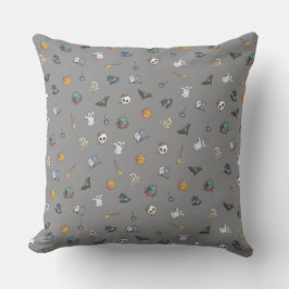 Halloween Pattern Throw Pillow アウトドアクッション