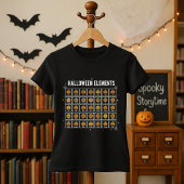 Halloween Periodic Table of Pumpkins Chemistry  Tシャツ