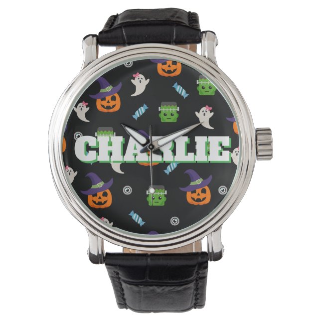 Halloween personalized watch 腕時計 (正面)