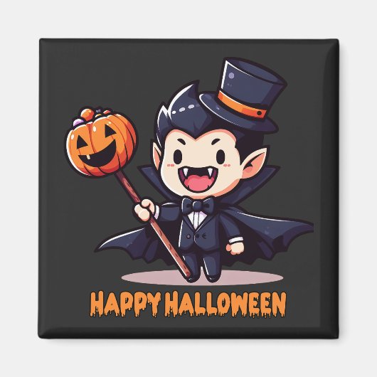 Halloween - Petit vampire enfantin マグネット (正面)