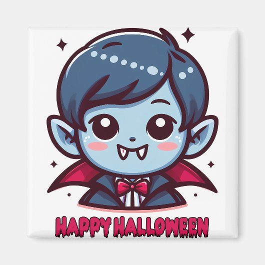 Halloween - Petit vampire mignon マグネット (正面)
