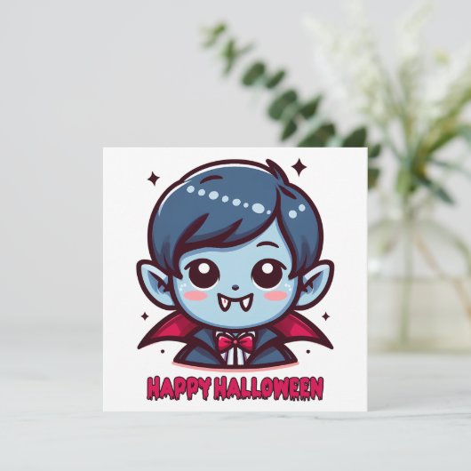 Halloween - Petit vampire mignon 招待状 (スタンド正面)