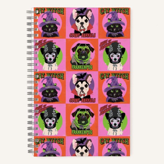 Halloween Pets ノートブック (正面)