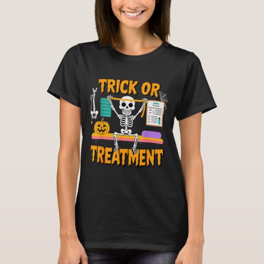 Halloween Physical Therapy Therapist Pt Trick Or T Tシャツ (正面)