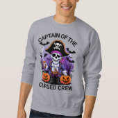 Halloween Pirate Captain of the Cursed Crew スウェットシャツ (正面)