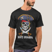 Halloween  Pirate Grandpa Tシャツ (正面)