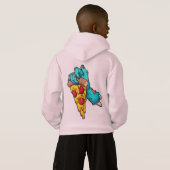 HALLOWEEN PIZZA SLICE HOODIE FOR KIDS (裏面フル)
