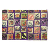 Halloween Postage-Stamp Pattern Pillowcase 枕カバー (裏面)