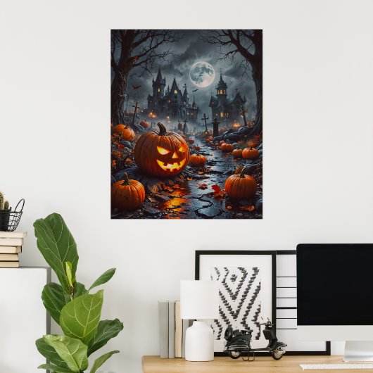 Halloween Poster ポスター (ホームオフィス)