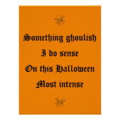 Halloween poster ポスター (正面)